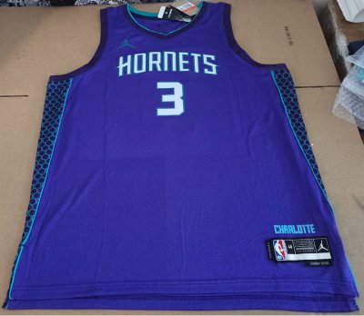 Maillot de Basket #3 Rozier III Hornets 23-24 statement Violet